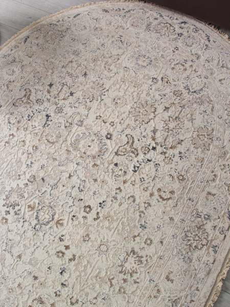 Турецкий овальный ковёр 35981Z CREAM / CREAM