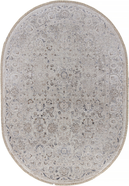 Турецкий овальный ковёр 35981Z CREAM / CREAM