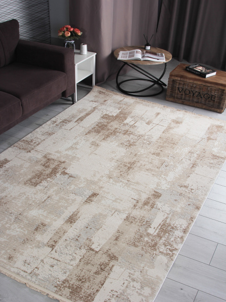 Турецкий прямоугольный ковёр 35984A CREAM / CREAM