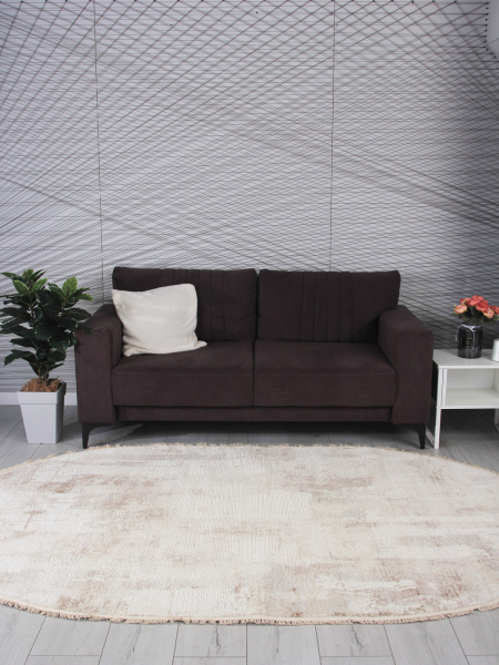 Турецкий овальный ковёр 35984Z CREAM / CREAM