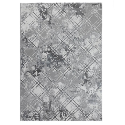 Турецкий прямоугольный ковёр  A4207A GREY/D.GREY