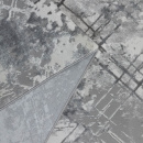 Турецкий прямоугольный ковёр  A4207A GREY/D.GREY