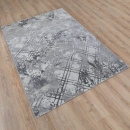 Турецкий прямоугольный ковёр  A4207A GREY/D.GREY