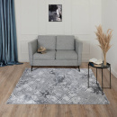 Турецкий прямоугольный ковёр  A4207A GREY/D.GREY