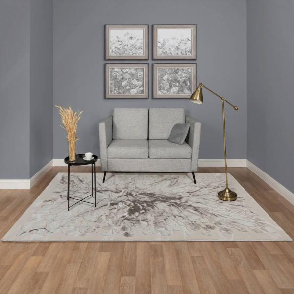 Турецкий прямоугольный ковёр  AA214A IVORY/L.BEIGE