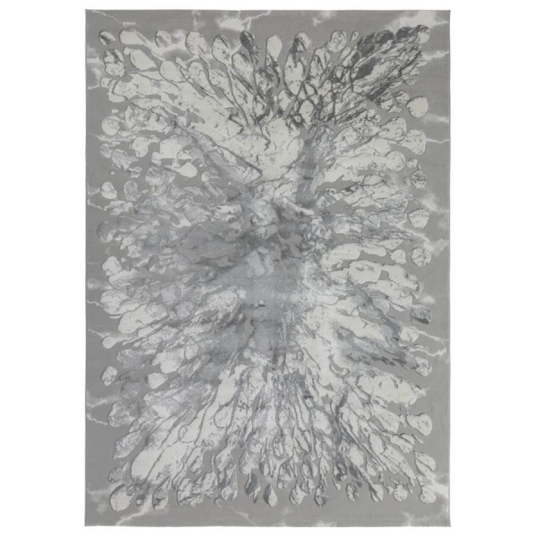 Турецкий прямоугольный ковёр  AA214A IVORY/L.GREY