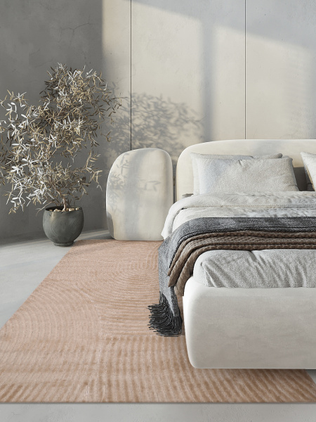 Турецкий прямоугольный ковёр LT572AP BEIGE / BEIGE