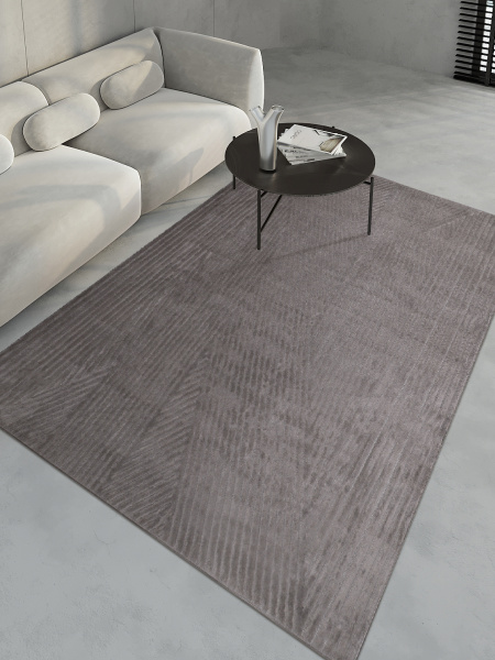 Турецкий прямоугольный ковёр LT907AG GREY / GREY