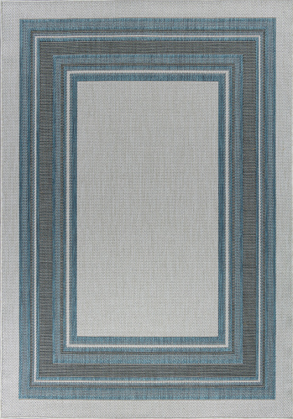 Российский прямоугольный ковёр S123 BLUE