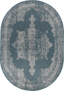Российский овальный ковёр s129 BLUE