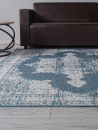Российский прямоугольный ковёр s129 BLUE
