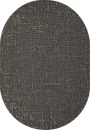 Российский овальный ковёр S136 BLACK-GRAY