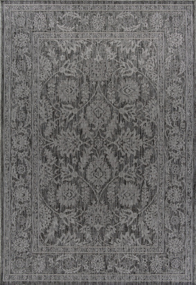 Российский прямоугольный ковёр S137 DARK GRAY
