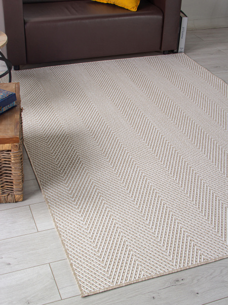 Российский прямоугольный ковёр S156 BEIGE