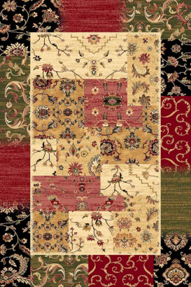 Монгольский прямоугольный ковёр 6A1566 003