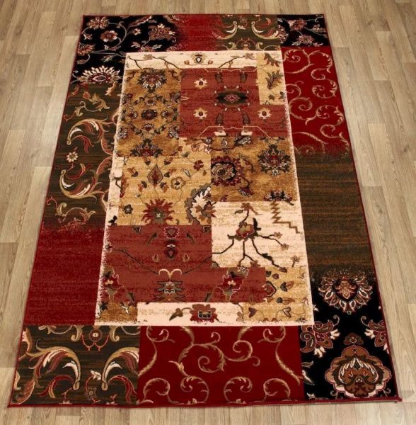 Монгольский прямоугольный ковёр 6A1566 003