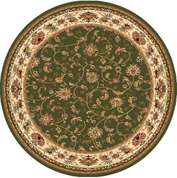 Монгольский круглый ковёр 6C2243 136