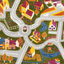 Белорусский прямоугольный ковёр  51980/20