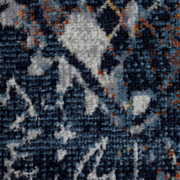 Турецкий прямоугольный ковёр  00109B BLUE/BLUE