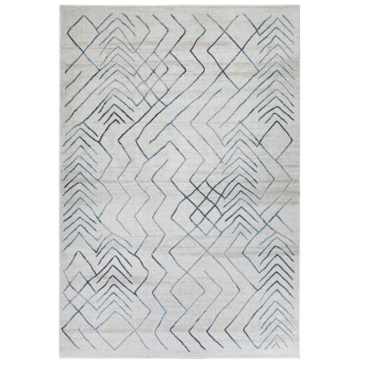 Турецкий прямоугольный ковёр  00542A L.GREY/L.BLUE