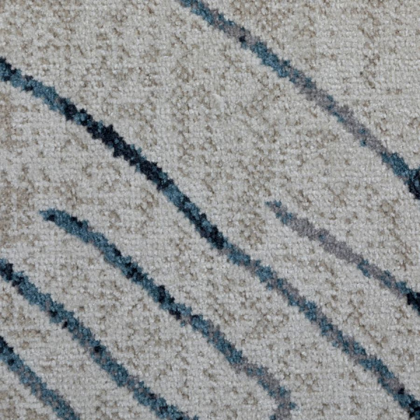 Турецкий прямоугольный ковёр  00542A L.GREY/L.BLUE