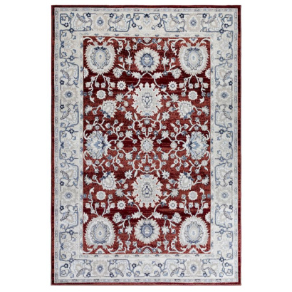 Турецкий прямоугольный ковёр  00547A RED/L.GREY