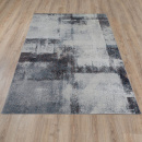 Турецкий прямоугольный ковёр  00582A L.GREY/M.GREY