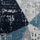 Турецкий прямоугольный ковёр  007989A L.GREY/L.BLUE