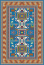 Российский прямоугольный ковёр 20528-22088