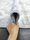 Казахстанский овальный ковёр Q789A,Grey/Grey