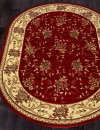 Российский овальный ковёр 5455 RED