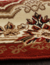 Российский овальный ковёр d017 RED