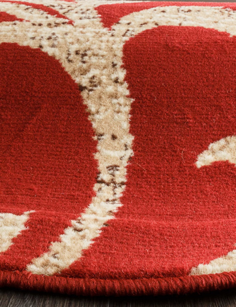 Российский овальный ковёр d184 RED