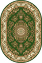 Российский овальный ковёр d285 GREEN