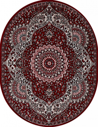 Российский овальный ковёр D505 RED