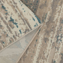 Казахстанский прямоугольный ковёр  F165A GRAY/BLUE