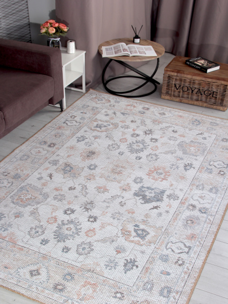 Турецкий прямоугольный ковёр AB732A CREAM / BEIGE