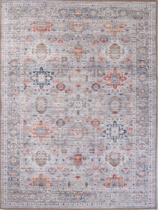 Турецкий прямоугольный ковёр AB805A BEIGE / MULTI