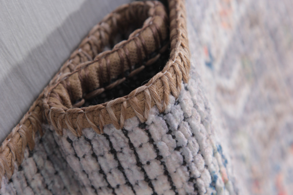 Турецкий прямоугольный ковёр AB805A BEIGE / MULTI