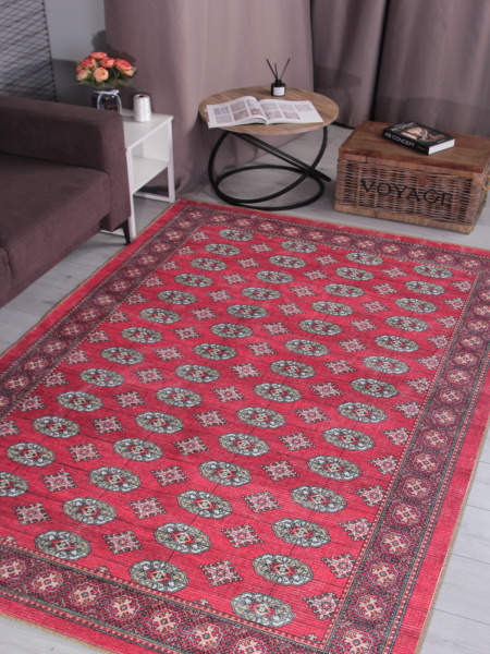 Турецкий прямоугольный ковёр AB850A RED