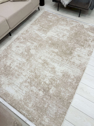 Турецкий прямоугольный ковёр PT62T LIGHT BEIGE