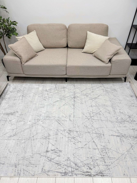 Турецкий прямоугольный ковёр RL60F WHITE