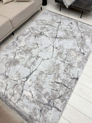 Турецкий прямоугольный ковёр UK98A GRAY