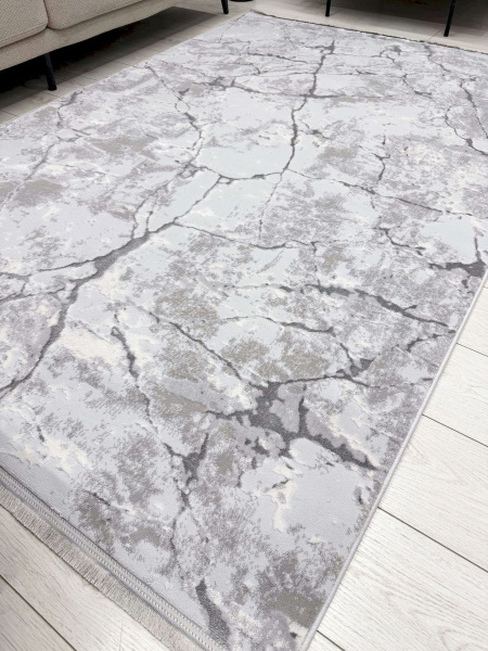 Турецкий прямоугольный ковёр UK98A GRAY