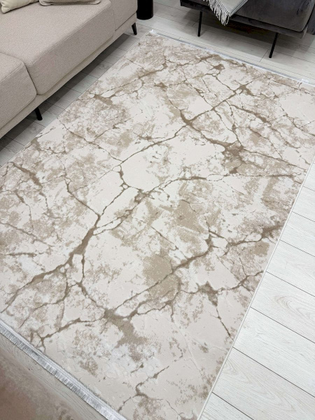 Турецкий прямоугольный ковёр UK98A LIGHT BEIGE
