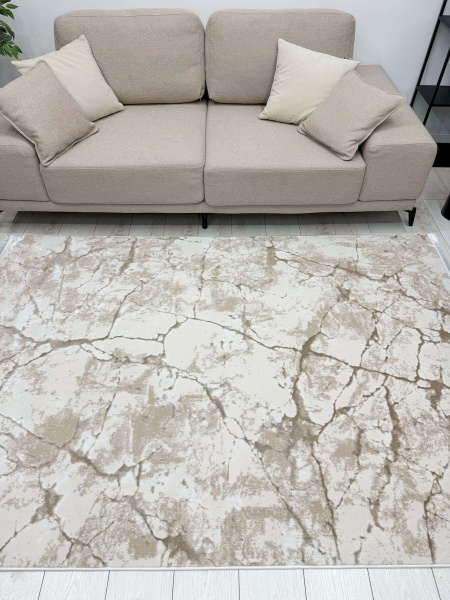 Турецкий прямоугольный ковёр UK98A LIGHT BEIGE
