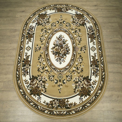 Российский овальный ковёр 15361-10222