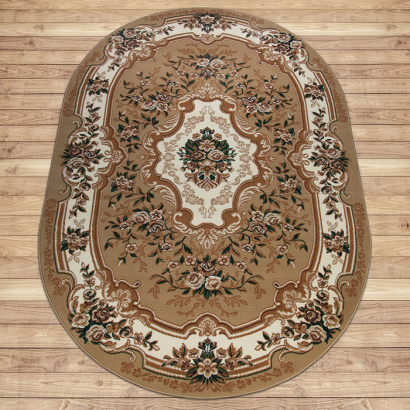 Российский овальный ковёр 15362-10222