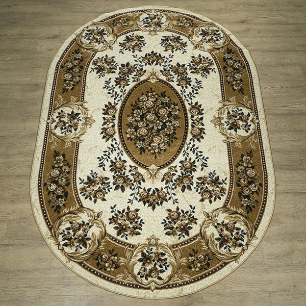 Российский овальный ковёр 15364-10212