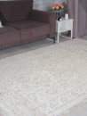 Турецкий прямоугольный ковёр 8504A S.WHITE / P.VIZON
